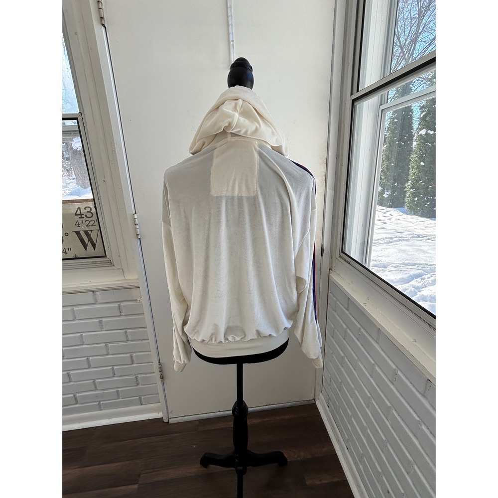Aviator Nation Classic Velvet Relaxed Zip Hoodie Small Rainbow Athleisure velour - Picture 7 of 11